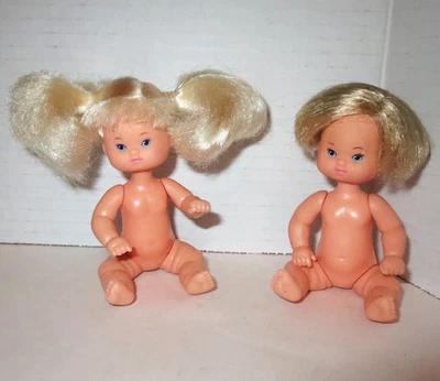 Muñecas Barbie Corazón Familia Clon Bebé Niño Pequeño Niño Niño y Niña Desnudos 4.5" De Colección Foto 1 de 4