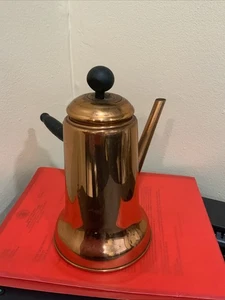Vintage Kupfer Schokolade Topf Holzgriff Coppercraft Guild 9 Zoll lang - Bild 1 von 9