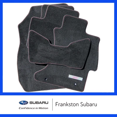 Genuine Subaru Carpet Mats Set (Black) WRX STI  - MY2016 to MY2021 - image 1 of 4