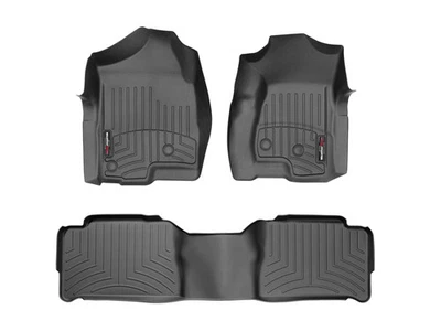 WeatherTech FloorLiner para 2001-2006 Chevrolet Tahoe - 1ª e 2ª fileira, preto - Imagem 1 de 4