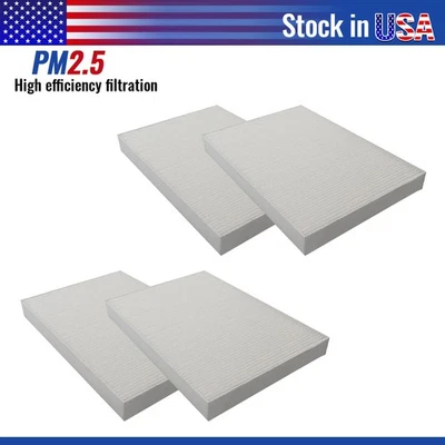 Filtro de aire de cabina de carbono 4 piezas para Dodge Chrysler 300 2005-2008 Charger Challenger Foto 1 de 4