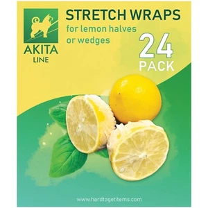 Lemon Covers, Stretch & Wraps for Lemon Halves and Wedges, Bag of 24 - Picture 1 of 2