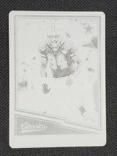 CHARLES HALEY 2017 Panini Classics PRINTING PLATE SP #1/1 Dallas Cowboys Patches