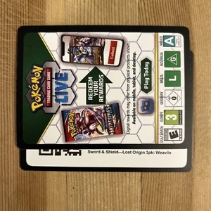 Lost Origin Weavile 3 Pack Pokemon Code Cards For PTCGO & PTCGL - Picture 1 of 1