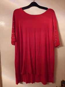 Ladies Select Red Tshirt Size 14 - Picture 1 of 4