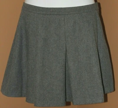 Vineyard Vines серый плиссированные юбки шерсти короткие 8  - Изображение 1 из 4