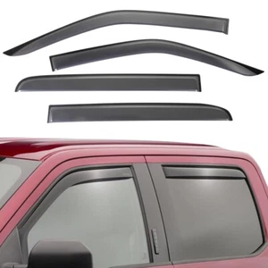 Side Window Visor Deflector Vent Sun Rain Guards for Ford F150 F-150 2021-2023 - Bild 1 von 12