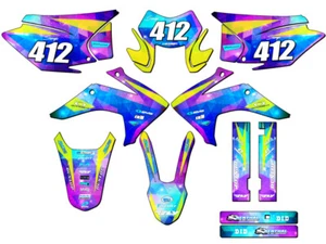 2015-2020 (with Headlight) CRF 230 F SPACE KADET Galaxy Senge Graphics Kit Co... - Picture 1 of 10