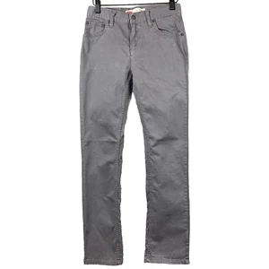 LEVI'S 511 Pants Boys Size 14 Reg 27 x 27 Slim Grey Stretch Student School Jeans - Picture 1 of 22