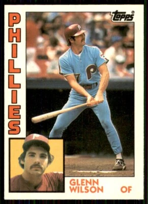 1984 Topps Traded Glenn Wilson Philadelphia Phillies #129T - Image 1 of 2