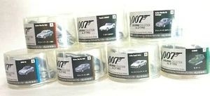 007 James Bond Sammlung Druckguss zurückziehbares Mini-Auto 7-teiliges Set Suntory Japan - Bild 1 von 8