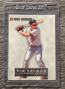 1993 Jimmy Dean #9 TIM SALMON Rookie RC ⚾ California Angels ⚾ FREE SHIPPING ⚾