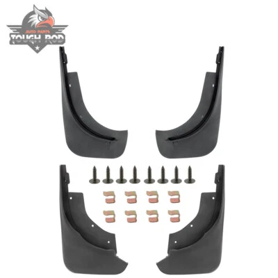 Splash Guards Mud Flaps Mudguards RH & LH 4PCS Fits Volkswagen Touareg 2007-2010 Foto 1 de 4