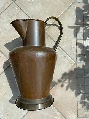 Große Kanne, Vase Aus Messing Verkupfert • 15€