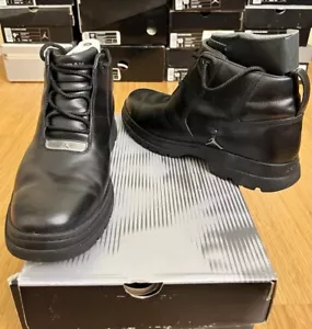 Stivali Nike Jordan Downtown II IOB uomo US 10,5 nero argento metallizzato *rari* usati in ottime condizioni - Foto 1 di 16