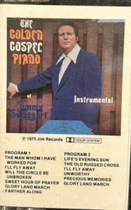 Jimmy Swaggart The Golden Gospel Piano Southern Gospel Music Cassette 1S17 - Picture 1 of 2