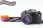 [W IDEALNYM STANIE] Canon A-1 35mm Kamera filmowa Czarny korpus NOWY FD 50mm f1.4 Obiektyw z Japonii