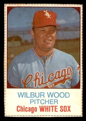 1975 Hostess Baseball #68 Wilbur Wood (Full Border) VG/EX - Image 1 of 2