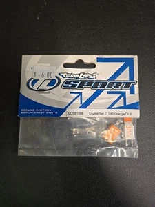 Team Losi Crystal Set 27.095 (Orange Ch.3) LOSB1096 B128 - Picture 1 of 2