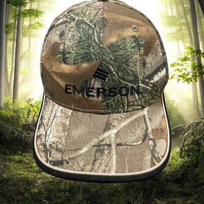 Chapéu boné masculino Realtree Emerson camuflagem verde extra produtos K touca algodão - Imagem 1 de 4