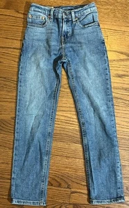 Polo Ralph Lauren Youth Boys Slim Jeans Medium Wash Size 7 Adjustable Waist - Picture 1 of 7