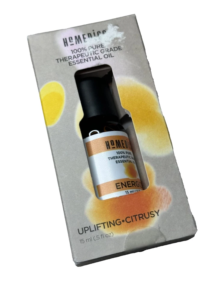 Aceite Esencial Homedics ENERGIZE 15 ml 100 % Puro Grado Terapéutico Nuevo en Caja Foto 1 de 1