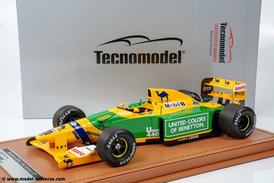 Tecnomodel - 1:18 Benetton B192 No.20 Martin Brundle British GP 1992 - Limite...