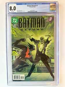Batman Beyond Vol. 1 #3 (1999) CGC Grade 8.0 WHITE Pages DC Comics - Picture 1 of 2