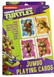 Teenage Mutant Ninja Turtles Jumbo Playing Cards Crazy Eights Go Fish etc. -c - Picture 1 of 7
