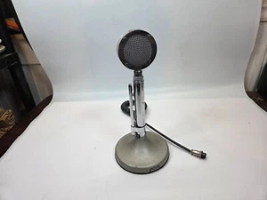 Vintage Astatic D-104 Microphone Lollipop CB/Ham Radio 4 Pin Plug T-UG8 Stand - Zdjęcie 1 z 4