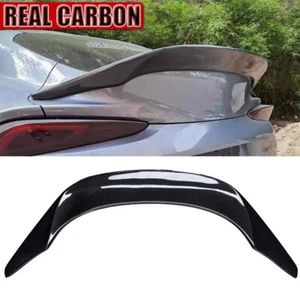 Carbon Fiber TRD Style Trunk Spoiler Wing for TOYOTA Supra A90 A91 2019-2022 - Picture 1 of 19