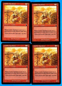 Goblin Gardener - Il Destino di Urza 1999 MTG Rosso Creatura Comune NP X 4 - Foto 1 di 1
