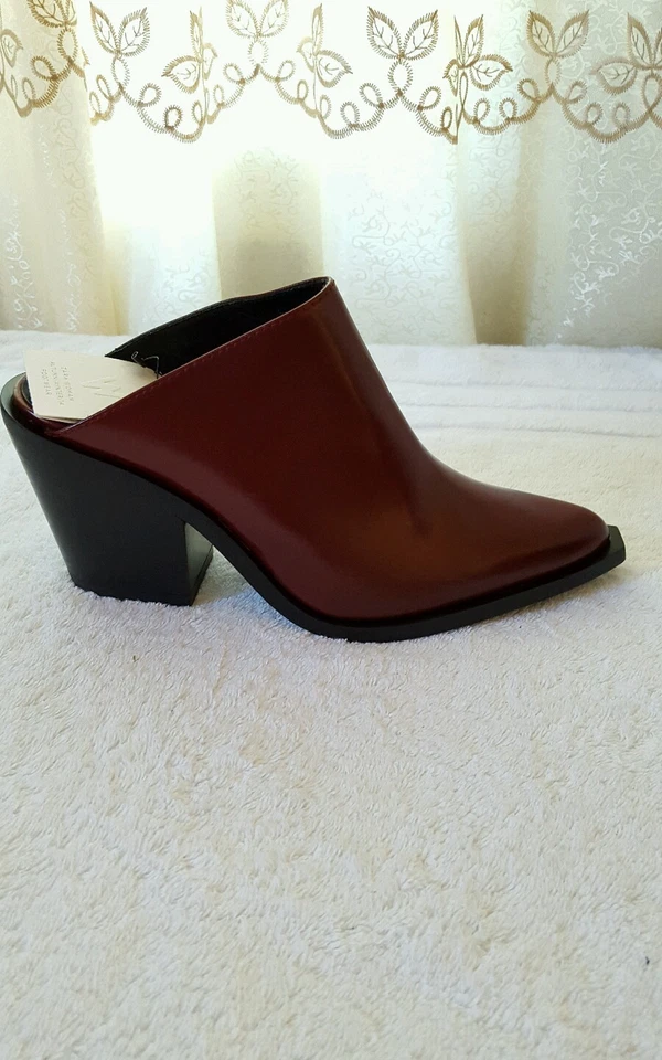BOTAS SLINGBACK DE COURO SALTO ALTO ZARA REF.5101/301 EUR 38 EUA 7,5 NOVAS COM ETIQUETAS!!! - Imagem 1 de 1