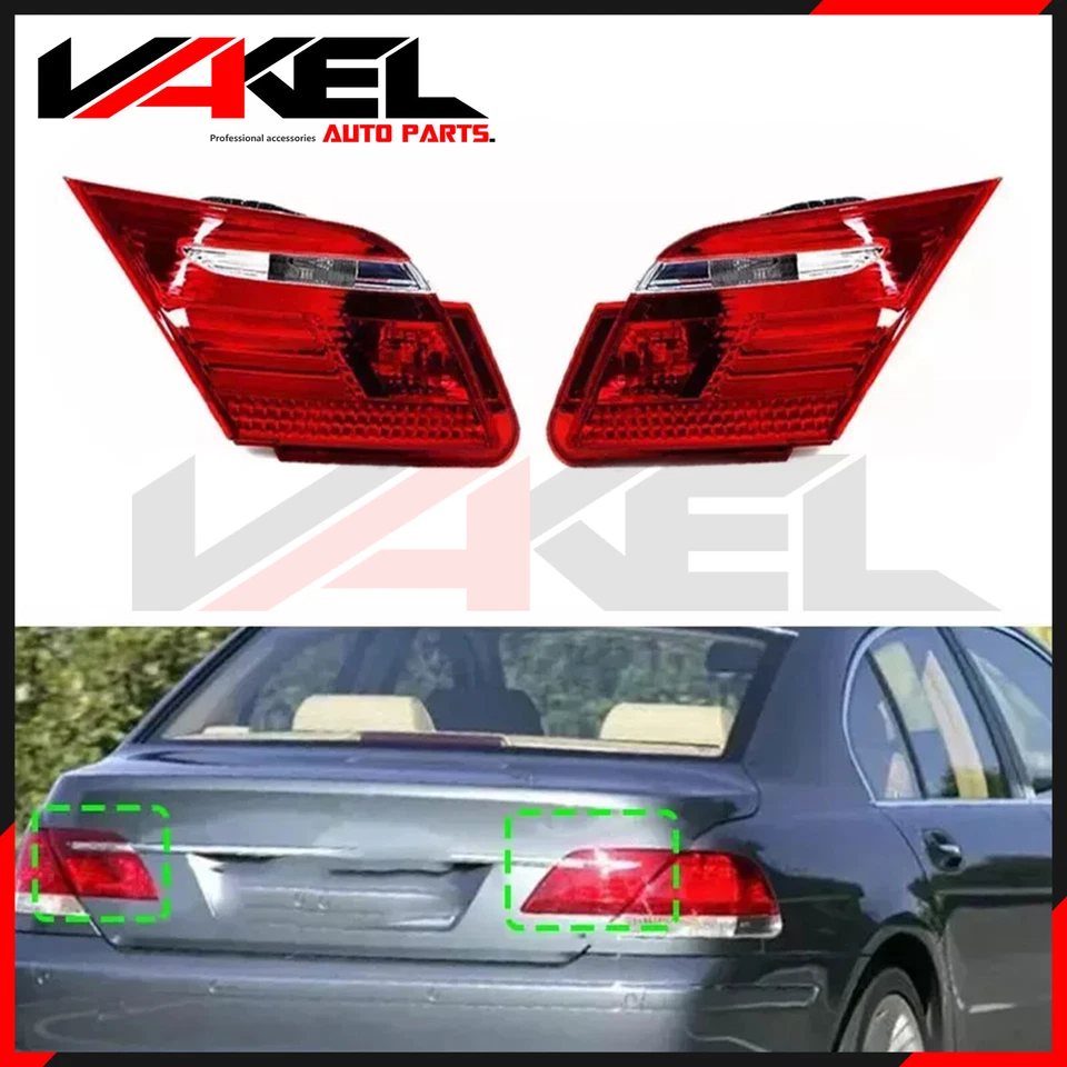 Пара задних внутренних задних фонарей для BMW E65 E65 7-Series 745i 750Li 2005-2008 левая и правая - Изображение 1 из 4