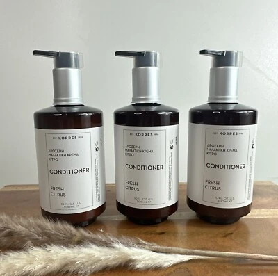 Acondicionador KORRES Fresh Citrus 10 fl OZ Dermatológicamente Probado (3 Botellas) Foto 1 de 4