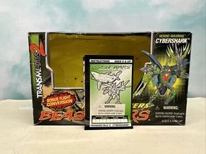 1998 Hasbro Transformers Beast Wars Transmetals 2 CYBERSHARK Maximal BOX ONLY - Picture 1 of 7