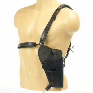US Army M7 Schulterholster Leder schwarz Colt M1911 WWII+Vietnam, Pistolentasche - Picture 1 of 2
