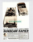 (X252) Sunbeam Rapier Jack Brabham ADVERT - 1961 Clip