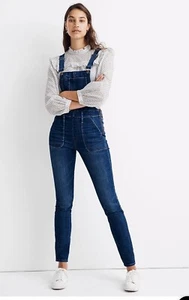 Madewell Sz: XXS Skinny Overalls in Groveland Wash AA599 - Picture 1 of 7