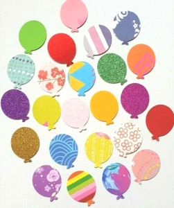 50 GLOBOS GRANDES TARJETA HACER ADORNOS ARTESANALES ÁLBUM DE RECORTES FORMAS 2,5cm - Imagen 1 de 2