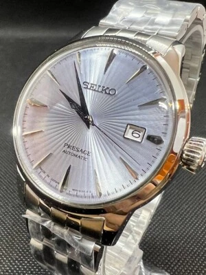 SEIKO PRESAGE SARY161 Automatic Mechanical Elegant Watch 40.5mm Ice Blue 4R35 - Image 1 of 4