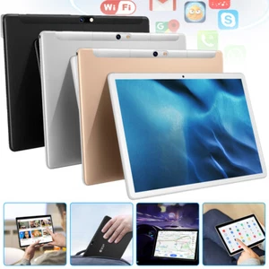 10.1" WIFI Tablet Android 13 HD 64GB Tablet Pad Quad-Core Netflix Dual Camera - Picture 1 of 15