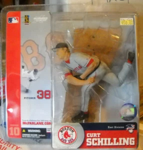 CURT SCHILLING GREY JERSEY VARIANT MCFARLANE FIGURE SERIES 10 NIB BOSTON RED SOX - Picture 1 of 1