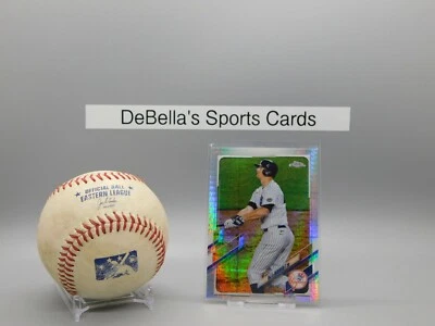 2021 Topps Chrome PRIZM Refractor DJ LeMahieu #105  - Image 1 of 2