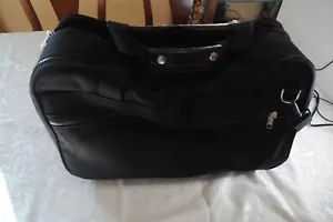 Andiamo Valoroso Luggage 20” Black Bomb Cloth Weekender Carry On Bag USA - Picture 1 of 14