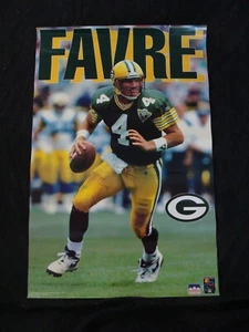BRETT FAVRE Green Bay Packers poster original commercially 1993 produced poster - Picture 1 of 10