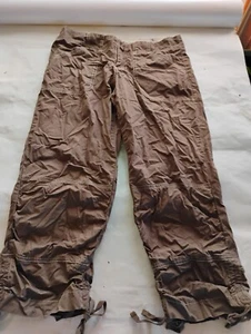 Pantalones capris marrón Jrs Union Bay para dama talla 3 en gran forma solo arrugados - Imagen 1 de 8