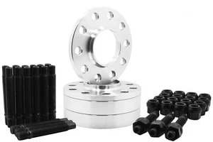 Stud Conversion + Open End Lug Nuts + 5x130 MM Porsche Hub Centric Spacers - Picture 1 of 9