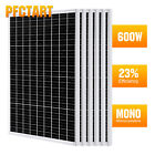 600W Monocrystalline Solar Panel 12V Charging Off-Grid Battery RV Home 6X100W