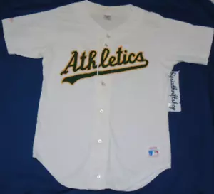 Vintage Rawlings Oakland Athletics A's MLB Baseball Shirt Jersey Adult Medium - Picture 1 of 2